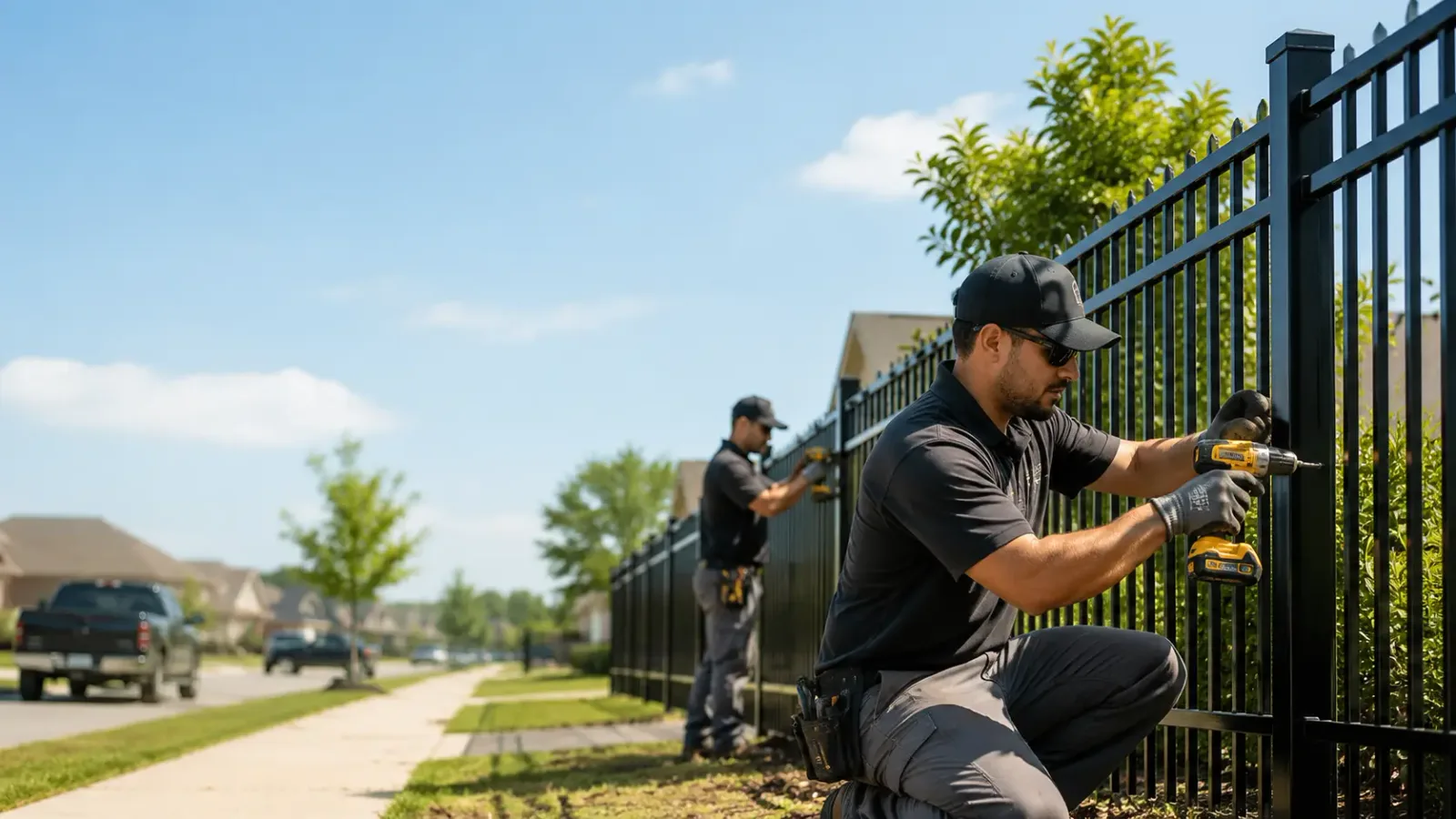 Metal Fence Installation in Lenorah, TX